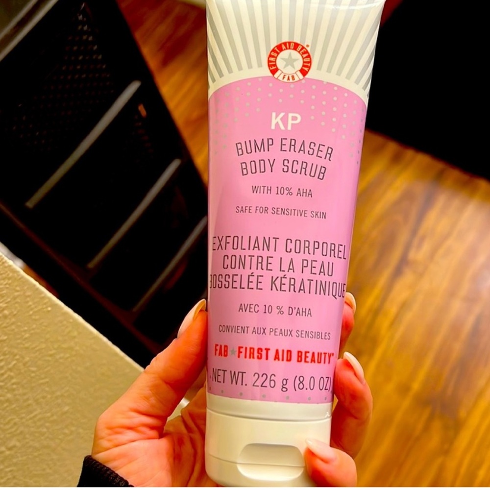 KP bump eraser body scrub 8 ounce brand new never opened